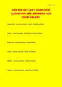 GCU BIO 201 LAB 1 EXAM 2026  QUESTIONS AND ANSWERS&vert; ACE  YOUR GRADES&period; 