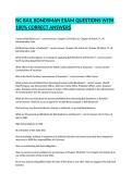 NC BAIL BONDSMAN EXAM QUESTIONS WITH 100&percnt; CORRECT ANSWERS
