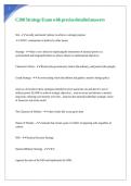 C200 Strategy Exam with precise detailed answers