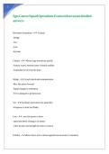 Sgts Course Squad Operations Newest Exam with accurate detailed answers