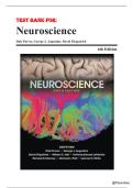Test Bank - Neuroscience 6th Edition by Purves  &vert; All Chapters&period;