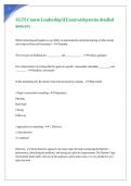 SGTS Course Leadership II Exam with precise detailed answers