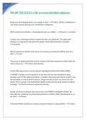 NR 607 QUIZZES with accurate detailed solutions