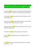 AMCA MAA BILLING & CODING EXAM WITH COMPLETE SOLUTION LATEST UPDATE 2026&sol;2027 &vert; GRADED A&plus;&period;