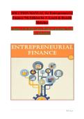 Solutions Manual&colon; Entrepreneurial Finance &lpar;7th Edition&rpar; &ndash; J&period; Leach & Ronald Melicher