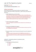 BIO202 Lab 16 PDF Questions and Answers 2025&sol; 2026