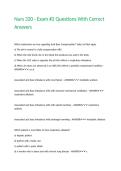 Nurs 320 - Exam -2 Questions With Correct Answers&period;