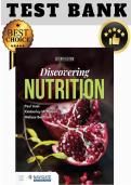 Test Bank for Discovering Nutrition&comma; 7th Edition &lpar;Insel&comma; McMahon & Bernstein&rpar; &vert; All Chapters &lpar;1&ndash;19&rpar; &vert; 100&percnt; PASS
