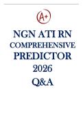 NGN ATI RN COMPREHENSIVE PREDICTOR 2026 QUESTIONS WITH DETAILED CORRECT ANSWERS &sol;A&plus; GRADE