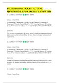 BICSI Installer 2 EXAM ACTUAL  QUESTIONS AND CORRECT ANSWERS 