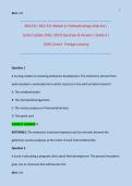 BIOL331 &sol; BIOL 331 Module 4 &lpar;Latest Update 2026 &sol; 2027&rpar; Pathophysiology &vert; Questions & Answers &vert; Grade A &vert; 100&percnt; Correct - Portage Learning