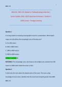 BIOL331 &sol; BIOL 331 Module 4&vert; Pathophysiology Deep Sea &vert; &lpar;Latest Update 2026 &sol; 2027&rpar; Questions & Answers &vert; Grade A &vert; 100&percnt; Correct - Portage Learning