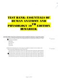 Test Bank for Essentials of Human Anatomy and Physiology&comma; 10th Edition &lpar;2026&rpar; &vert; ISBN 9780321911581 &ndash; Elaine N&period; Marieb &vert; Complete Chapters &vert; A&plus; Verified Answers
