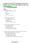 TEST BANK for General&comma; Organic&comma; and Biological Chemistry&comma; 6th Edition by Janice G&period; Smith &vert; Complete Chapter Exam Questions and Answers