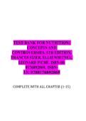 Nutrition Concepts and Controversies 5th Edition Sizer Whitney Piche Test Bank 2026&sol; 2027 with Solution