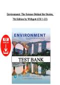Test Bank &ndash; Environment&colon; The Science Behind the Stories&comma; 7th Edition &vert; Withgott &vert; Chapters 1&ndash;23 &vert; Latest Edition