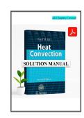 Heat Convection&comma; 2nd Edition &mdash; Complete Solutions Manual & Extra Materials &lpar;Latif M&period; Jiji&rpar;