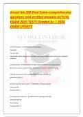 drexel bio 209 final Exam comprehensive  questions and verified answers ACTUAL  EXAM 2025 TEST&excl;&excl; Graded A&plus; &vert; 2026  EXAM UPDATE