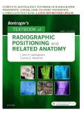 Bontragers Textbook of Radiographic Positioning and Related Anatomy 9th Edition Lampignano Test Bank All Chapters Questions and Answers