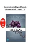 Test Bank &ndash; Genetic Analysis&colon; An Integrated Approach&comma; 3rd Edition &vert; Mark F&period; Sanders &vert; Chapters 1&ndash;20 &vert; Latest Edition