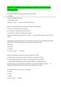 ASAP CNIM Questions and All Correct Answers&period;