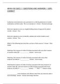 HIMA 410 QUIZ 2 &vert; QUESTIONS AND ANSWERS &vert; 100&percnt; CORRECT