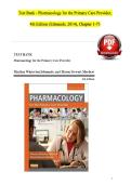 Pharmacology for the Primary Care Provider&comma; 4th Edition by Edmunds&period; Includes all chapters&comma; 100&percnt; verified chapters&comma; and a 2026 latest update aligned with primary care and advanced practice pharmacology standards