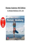 Test Bank &ndash; Human Anatomy&comma; 6th Edition &vert; Michael McKinley &vert; Chapters 1&ndash;28 &vert; Latest Edition