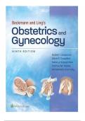 Test Bank for Beckmann and Ling&rsquo;s Obstetrics and Gynecology 9th Edition &vert; Complete Chapters &vert; All Chapters Latest 2026&sol;2027 Edition &vert; Verified Answers &vert; Grade A&plus; &vert; Already Passed
