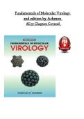 Test Bank for Fundamentals of Molecular Virology 2nd Edition Chapters 1&ndash;37 &lpar;2026&rpar; &ndash; Acheson &ndash; EBook PDF