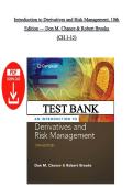 Test Bank &ndash; Introduction to Derivatives and Risk Management&comma; 10th Edition &vert; Don M&period; Chance & Roberts Brooks &vert; ISBN&colon;9781305104976  &vert; Chapters 1&ndash;15 &vert; Latest Edition