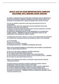 2026-27 AUD CPA EXAM REPORTING WITH COMPLETE SOLUTIONS 100&percnt; VERIFIED LATEST UPDATE&excl;&excl;