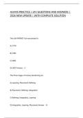 ACAMS PRACTICE &vert; 241 QUESTIONS AND ANSWERS &vert; 2026 NEW UPDATE &vert; WITH COMPLETE SOLUTION