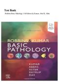 Test Bank &ndash; Robbins Basic Pathology 11th Edition &vert; All Chapters &vert; Exam-Ready Answers & Rationales &vert; LATEST