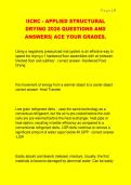 IICRC - APPLIED STRUCTURAL  DRYING 2026 QUESTIONS AND  ANSWERS&vert; ACE YOUR GRADES&period; 