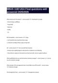 MBUS 1100 UGA Final questions well answered 2025&sol;2026
