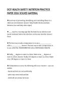 DCF HEALTH SAFETY NUTRITION PRACTICE PAPER 2026 SOLVED MATERIAL