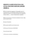 DERIVATIVE CLASSIFICATION IF103&period;16 2026 ACTUAL EXAM PAPER QUESTIONS ANSWERS GRADED A&plus;