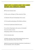 DERIVATIVE CLASSIFICATION TEST SCRIPT REVIEW 2026 COMPLETE ANSWERS