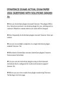 DYNATRACE EXAMS ACTUAL EXAM PAPER 2026 QUESTIONS WITH SOLUTIONS GRADED A&plus;