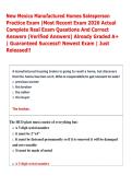 New Mexico Manufactured Homes Salesperson  Practice Exam &vert;Most Recent Exam 2026 Actual  Complete Real Exam Questions And Correct  Answers &lpar;Verified Answers&rpar; Already Graded A&plus;  &vert; Guaranteed Success&excl;&excl; Newest Exam &vert; Just  Released&excl;&excl; 