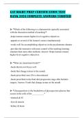 EAT RIGHT PREP CERTIFICATION TEST BANK 2026 COMPLETE ANSWERS VERIFIE
