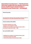 Intermediate Accounting Exam 1 &vert; Most Recent Exam  2026 Actual Complete Real Exam Questions And Correct  Answers &lpar;Verified Answers&rpar; Already Graded A&plus; &vert;  Guaranteed Success&excl;&excl; Newest Exam &vert; Just Released&excl;&excl; 
