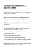 ECN 211 EXAM TEST PAPER 2026 FULL SOLUTION VERIFIED