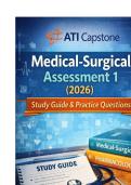  ATI RN Adult Medical ACTUAL EXAM QUESTIONS WITH COMPLETE SOLUTION GUIDE &lpar;A&plus; GRADED 100&percnt; VERIFIED&rpar; LATEST VERSION 2026&excl;&excl;