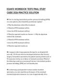 EGAN'S WORKBOOK TESTS FINAL STUDY GUIDE 2026 PRACTICE SOLUTION