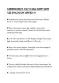 ELECTROLYSIS FL STATE EXAM SCRIPT 2026 FULL EVALUATION VERIFIED A&plus;