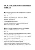 EMT JBL EXAM SCRIPT 2026 FULL EVALUATION VERIFIED A&plus;