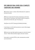 EPIC BRIDGES FINAL PAPER 2026 COMPLETE QUESTIONS AND ANSWERS