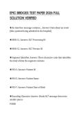 EPIC BRIDGES TEST PAPER 2026 FULL SOLUTION VERIFIED